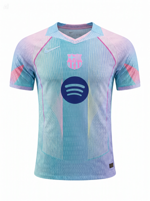 Barcelone Dégradé Rose Vert 2025/26 · Version Joueur