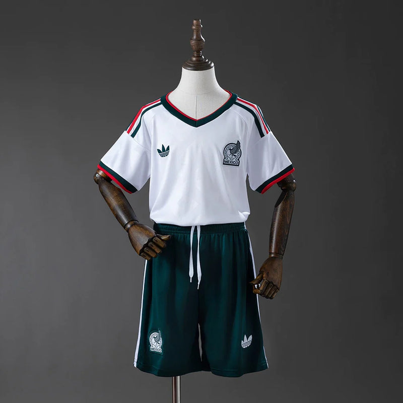 Kit Enfant Mexique Extérieur Blanc 2026/27