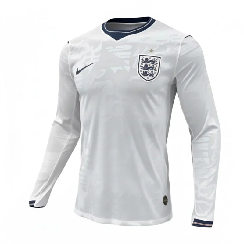 Angleterre Domicile Blanc 2026/27 Manches Longues