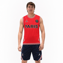 Ensemble de survêtement d'entraînement PSG 22/23 (haut sans manches) – Rouge
