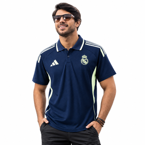 Real Madrid Polo Cyan 2025/26