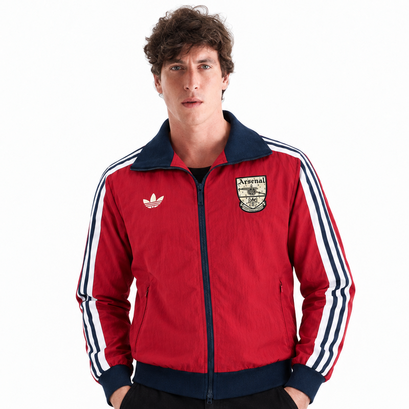 Arsenal Coupe-vent Rouge Rétro 2025/26
