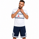 Tenue d'entraînement PSG Jordan Édition 22/23 (haut à manches courtes) – Blanc