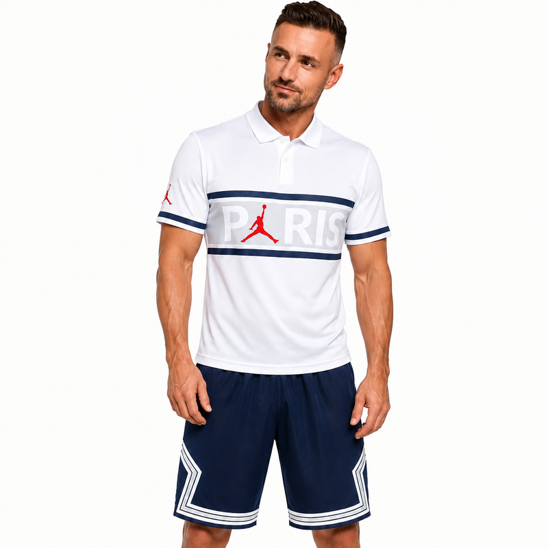 Survêtement d'entraînement PSG Jordan Édition Blanc 2022/23