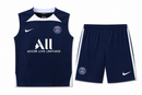 Ensemble de survêtement d'entraînement PSG 22/23 (haut sans manches) – Bleu foncé