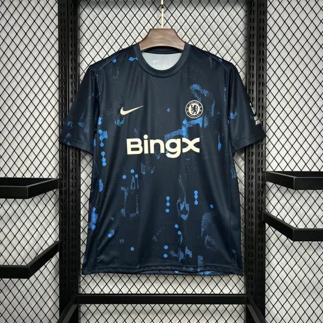 Chelsea Avant-Match Bleu Foncé 2024/25