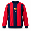 Sweat-shirt à manches longues Barcelone 25/26 Rouge et bleu