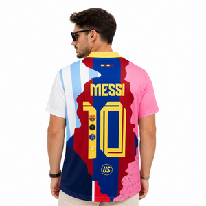 Messi Hommage Édition Spéciale Rose et Bleu