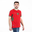 Le maillot principal du Maroc pour la Coupe du monde 2026, rouge