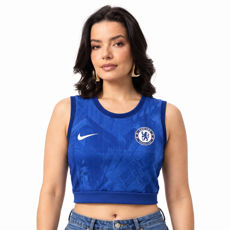 Chelsea Domicile 2025/26 Femme Crop Top