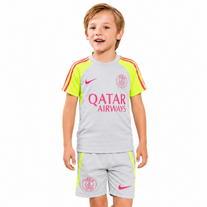 Kit Enfant PSG Survêtement Gris 2023/24
