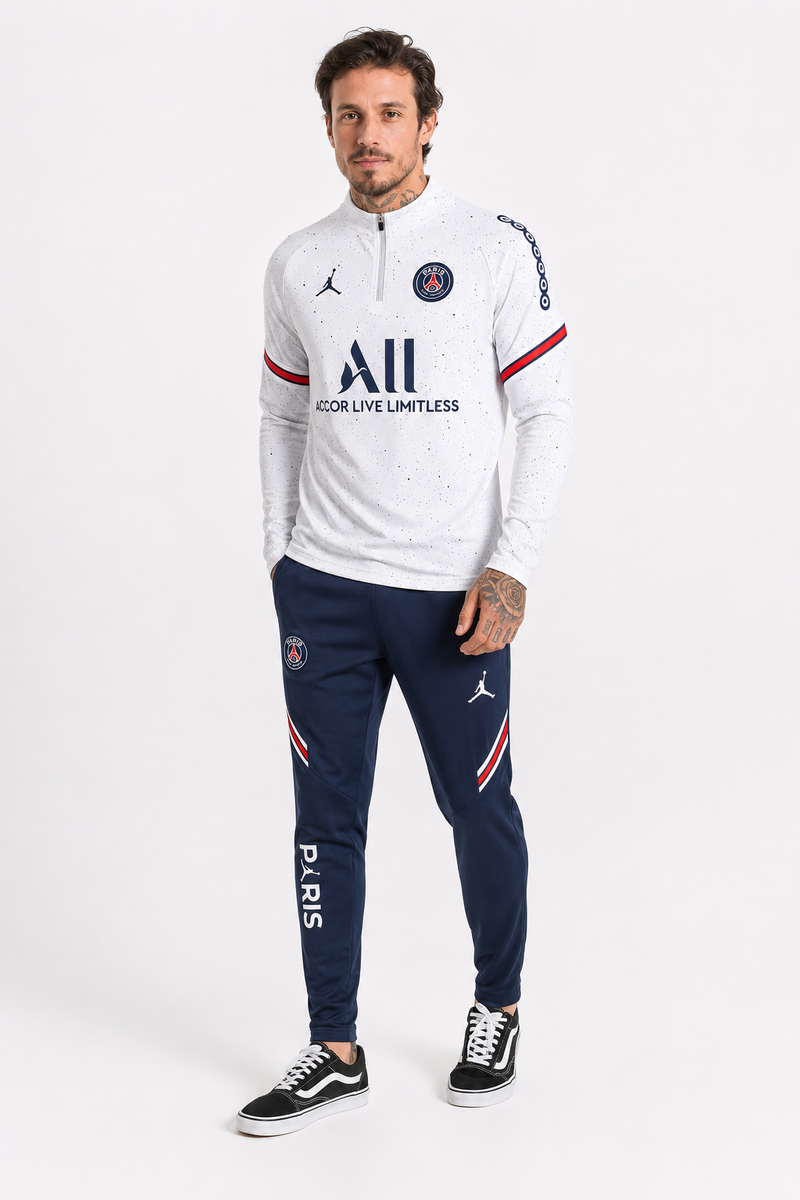 Survêtement d'entraînement PSG Zippé Gris 2021/22