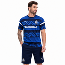 Olympique de Marseille training suit short sleeve kit blue 22/23