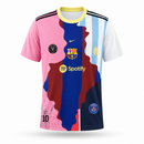 Le maillot édition spéciale de Lionel Messi, un mélange de tous les clubs 25/26