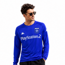Maillot extérieur rétro à manches longues de l'AJ Auxerre, saison 03/04