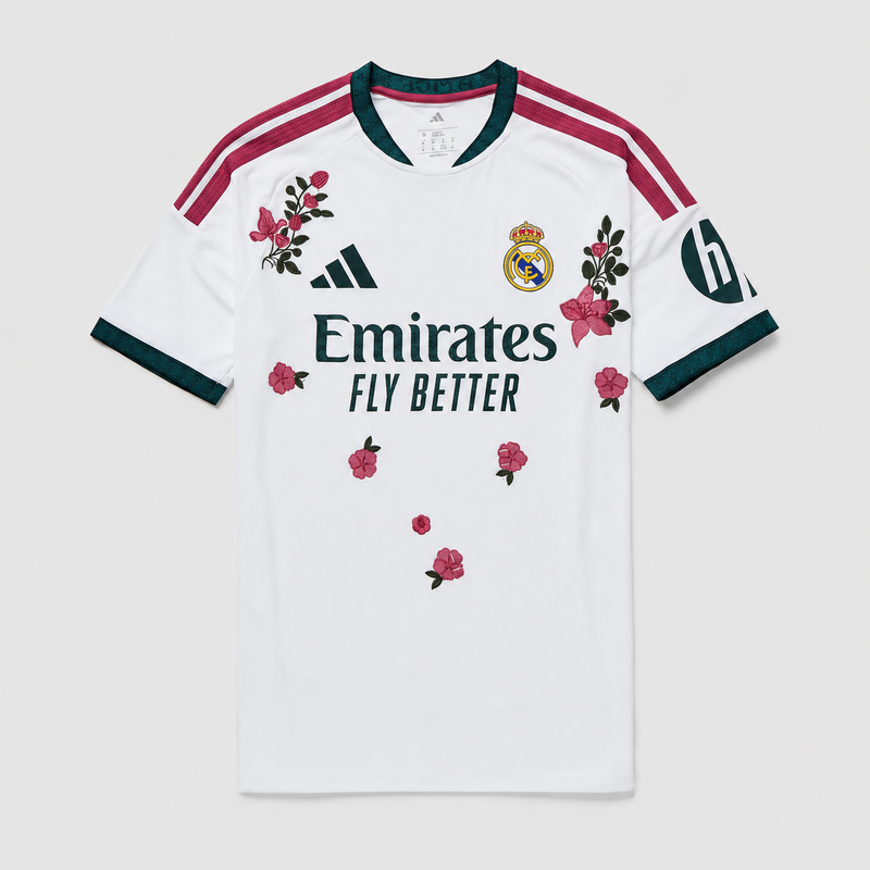 Real Madrid Brodé Domicile Roses 2026/27 Version Joueur