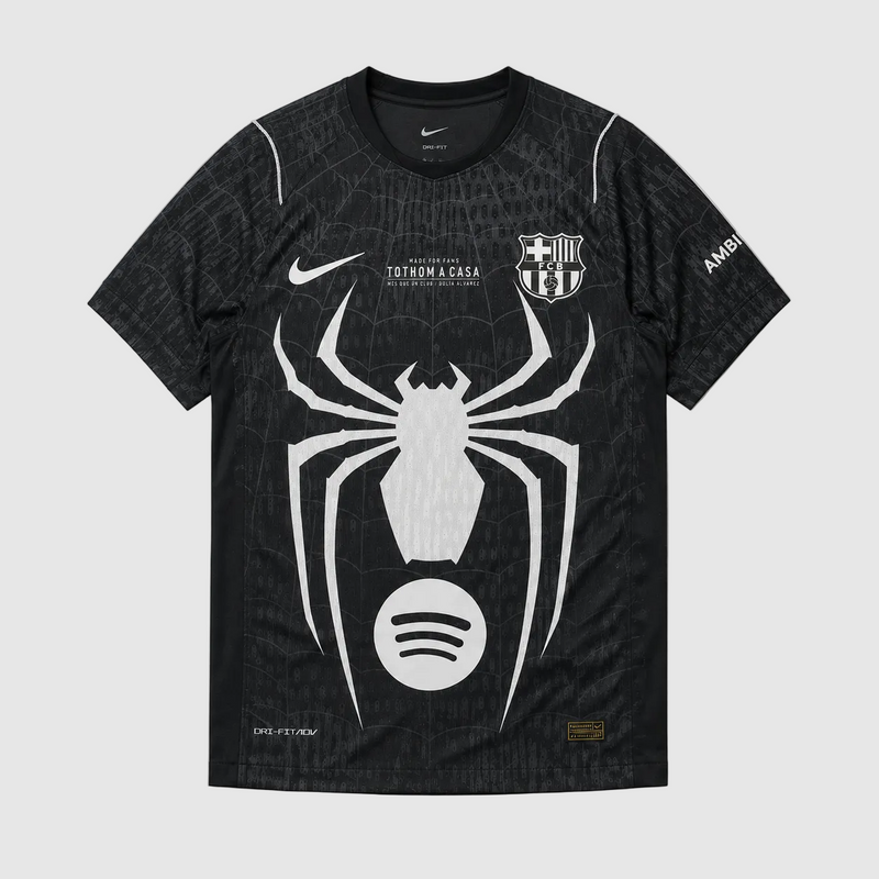 Barcelone Édition Spéciale Noire Spider-Man 2026/27 Version Joueur
