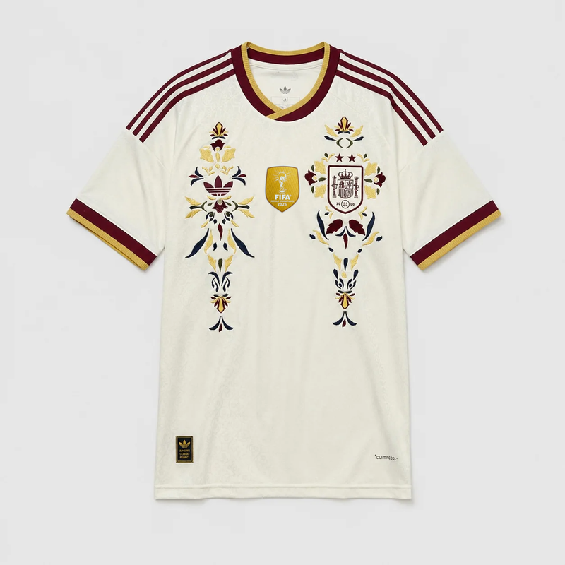 Espagne Brodé Extérieur Manuscrit 2026/27 Version Joueur