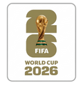 Patch Coupe du Monde 2026 · Blanc & Doré