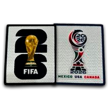 Patch Coupe du Monde 2026 Lot de 2 (FIFA + pays hôtes)